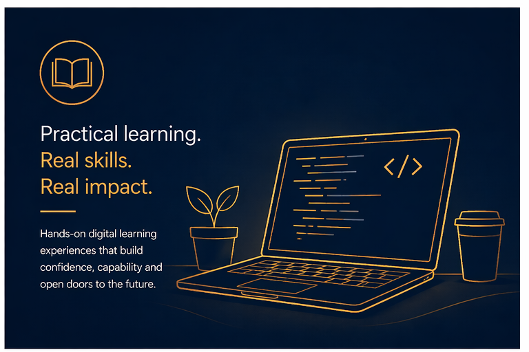 Cynevor Academy practical coding pathway illustration